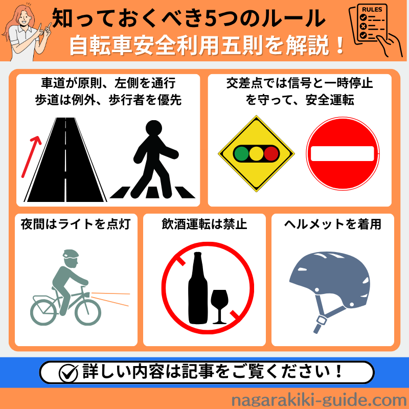 自転車安全利用五則