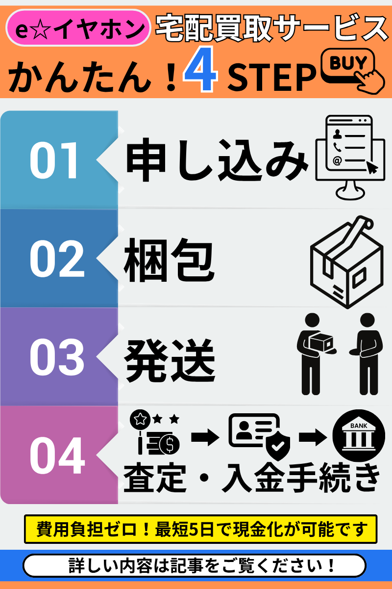 宅配買取4STEP